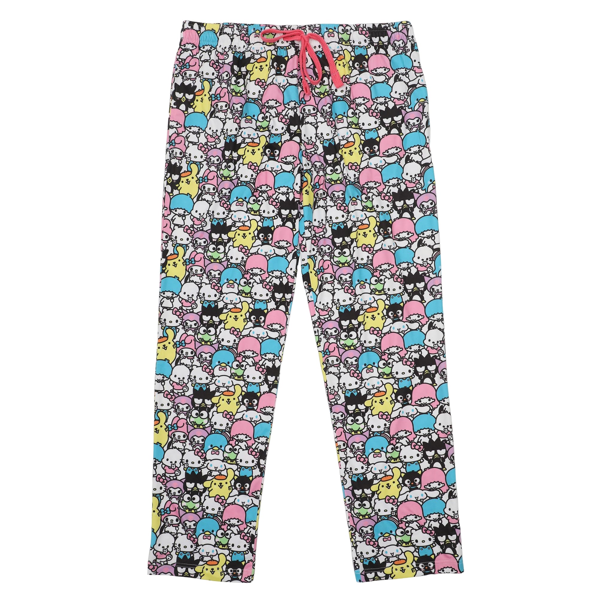 Hello Kitty x Friends Character Collage Pajama Pants