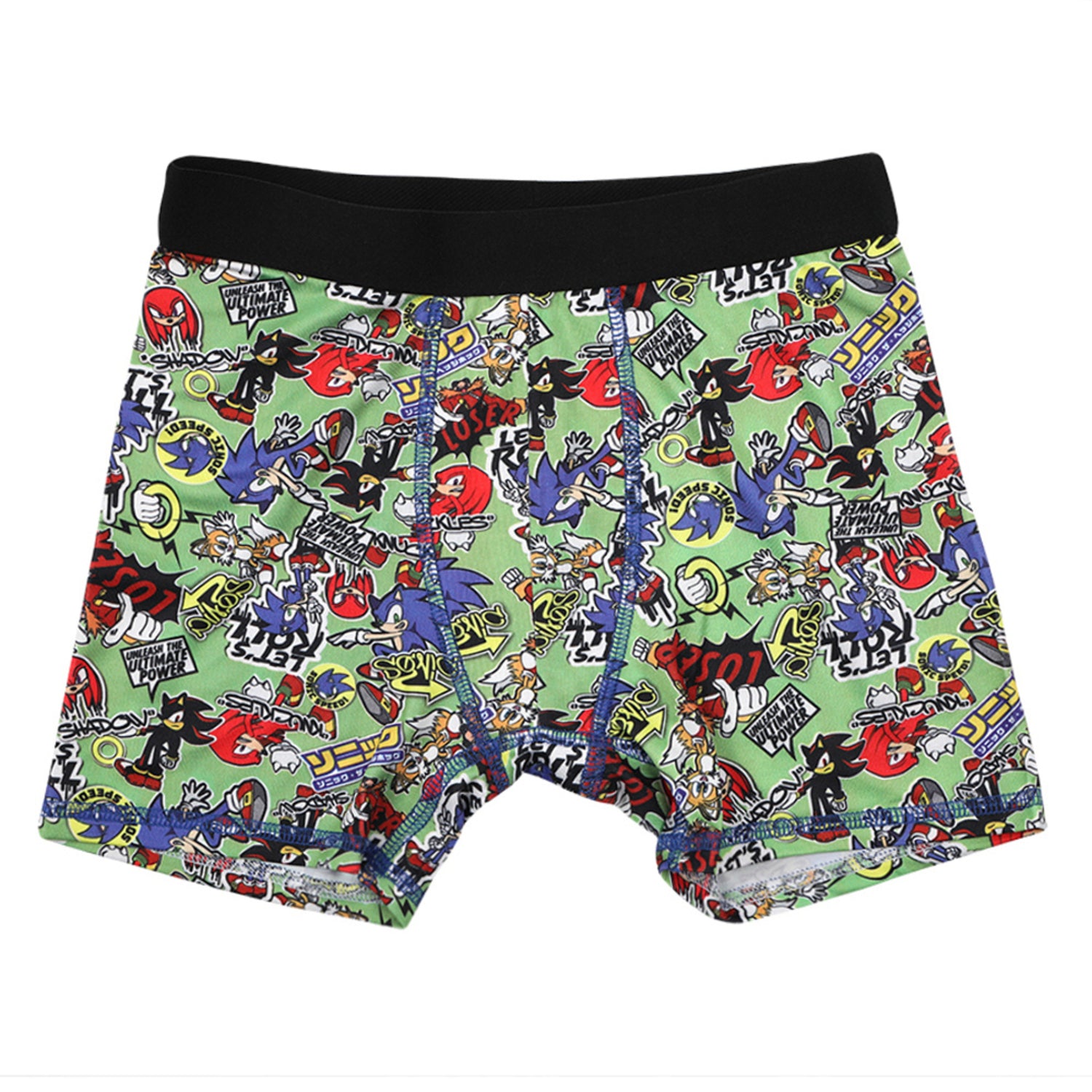 Sonic Hedgehog Boys Underwear, 3 Pack Boxer Brief (Little Boys & Big Boys)  