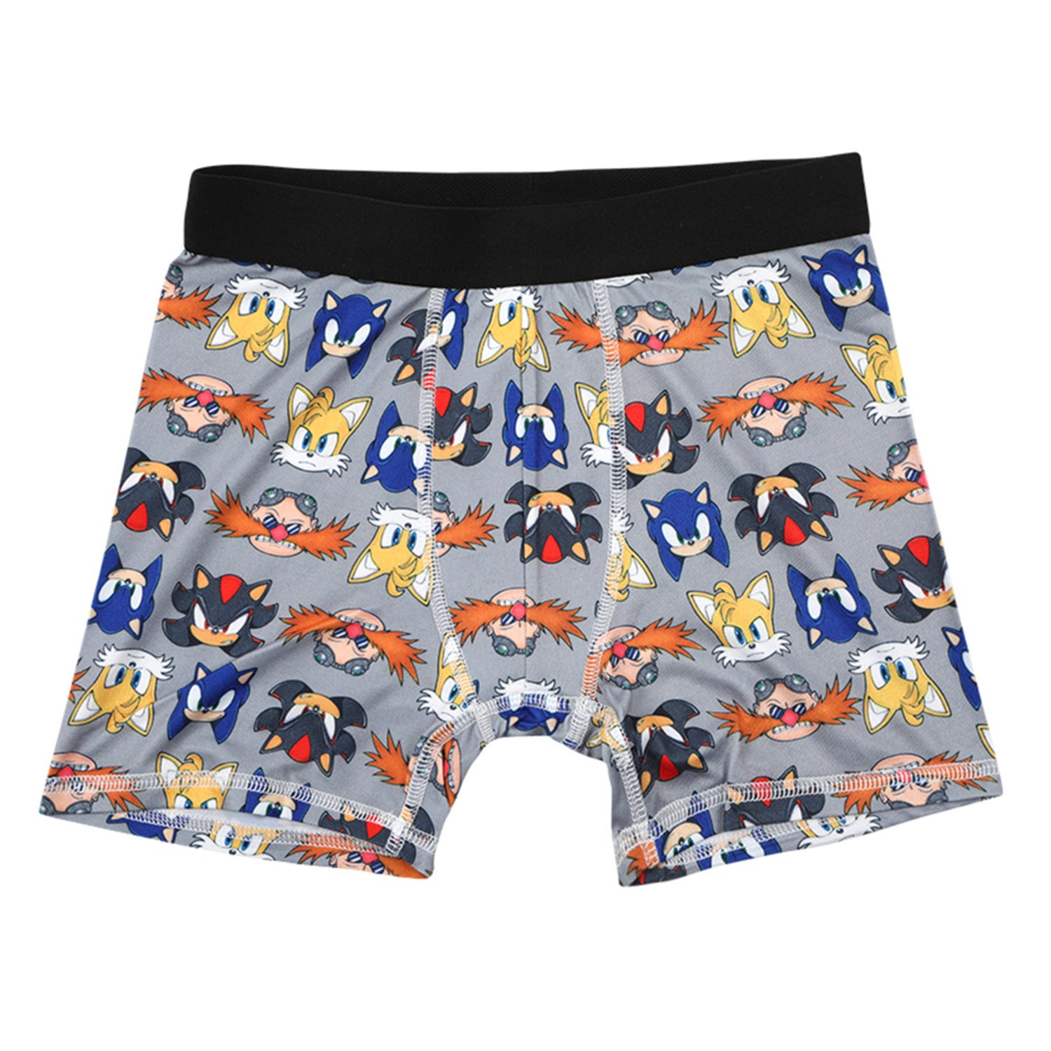 Sonic The Hedgehog Boys Sonic Knuckles Tails 3 Pack Athletic Boxer Briefs  Underwear